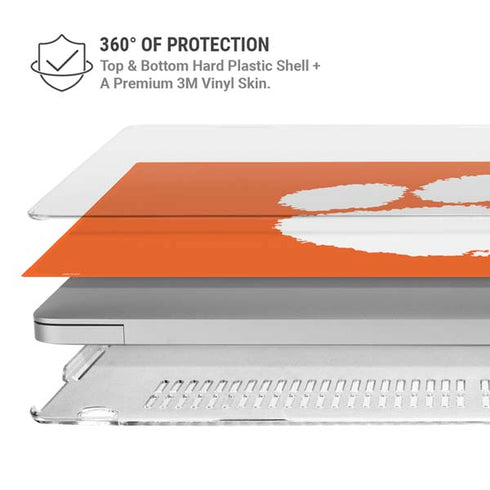 Clemson University Tiger Print MacBook Air 15in (2023-2025) Case plus Skin